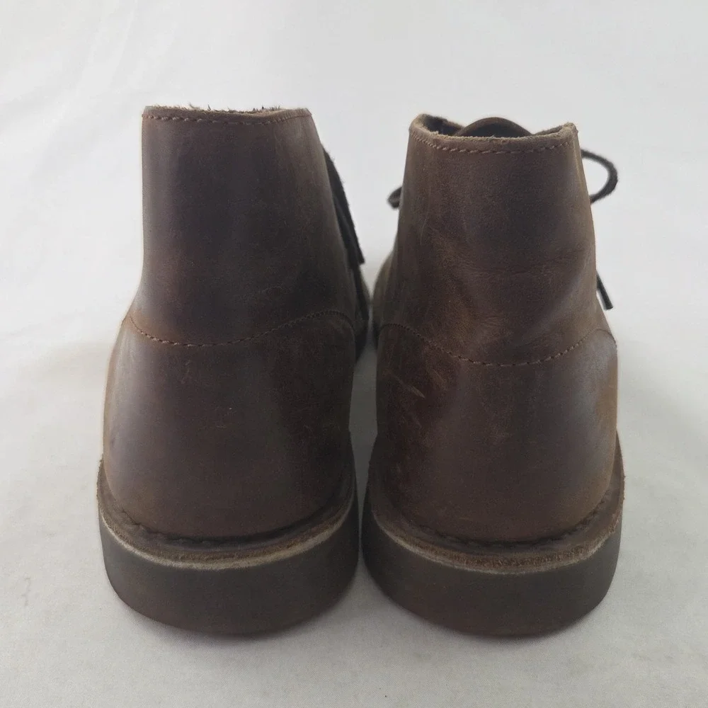 Clarks Desert Boots Mens 11.5 Brown Leather Chukka Lace Up Smart Casual Workwear